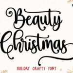 Beauty Christmas Font - Featured Image