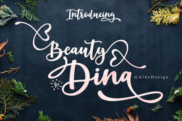 Beauty Dina Font - Featured Image