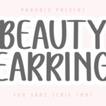 Beauty Earring Font - Featured Image