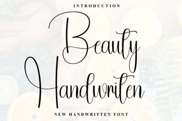 Beauty Handwriten Font - Featured Image