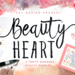 Beauty Heart Font - Featured Image