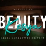Beauty Kesya Font - Featured Image