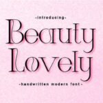 Beauty Lovely Font - Featured Image