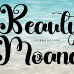 Beauty Moana Font - Featured Image
