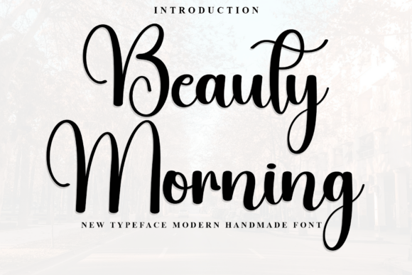 Beauty Morning Font - Featured Image