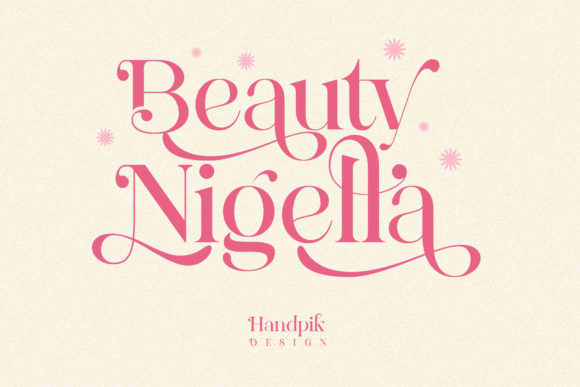 Beauty Nigella Font - Featured Image