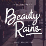 Beauty Rains Font - Featured Image