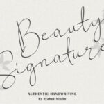 Beauty Signature Font - Featured Image