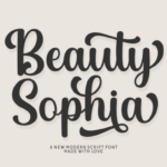 Beauty Sophia Font - Featured Image