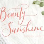 Beauty Sunshine Font - Featured Image