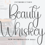 Beauty Whisakey Font - Featured Image