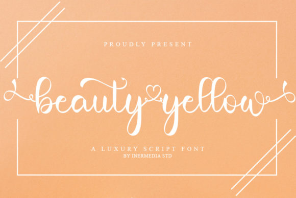 Beauty Yellow Font - Featured Image