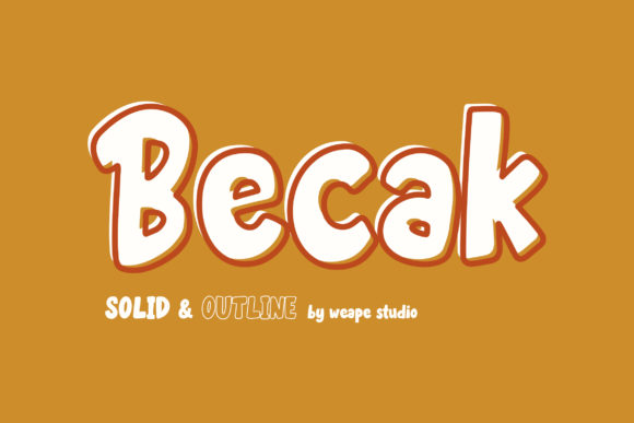 Becak Font - Featured Image