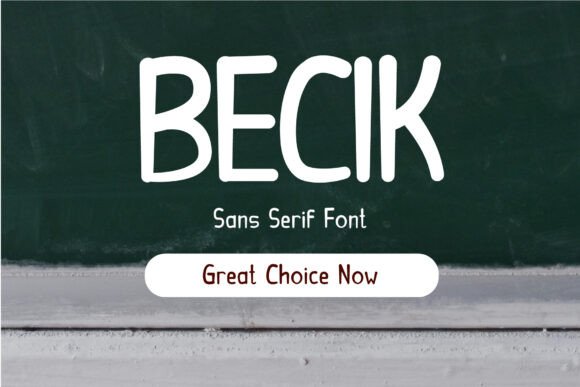 Becik Font - Featured Image