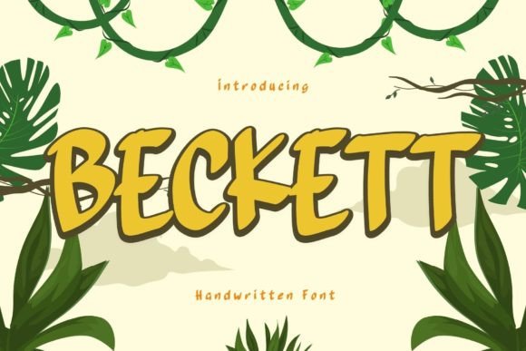 Beckett Font - Featured Image