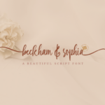 Beckham & Sophia Font - Featured Image