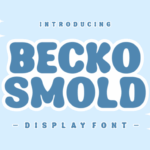 Becko Smold Font - Featured Image