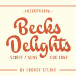 Becks Delights Font - Featured Image