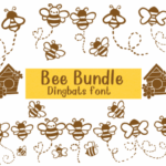 Bee Bundle Font - Featured Image