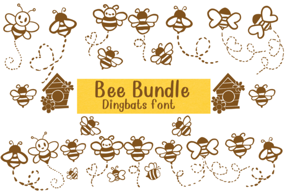 Bee Bundle Font - Featured Image