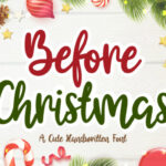 Before Christmas Font - Featured Image