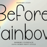 Before Rainbow Font - Featured Image