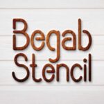 Begab Stencil Font - Featured Image
