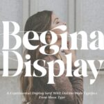Begina Display Font - Featured Image