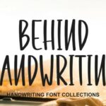Behind Handwriting Font - Featured Image