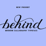 Behind Script Font - Featured Image