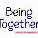 Being Together Font - Featured Image