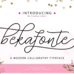 Bekafonte Font - Featured Image