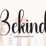Bekind Font - Featured Image