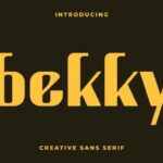 Bekky Font - Featured Image