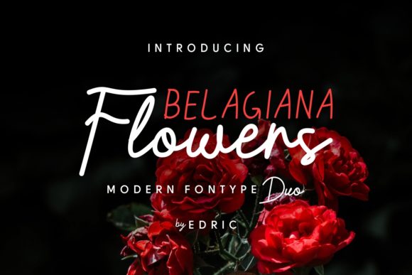 Belagiana Flowers Duo Font - Featured Image