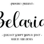Belaria Font - Featured Image