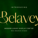 Belavey Font - Featured Image