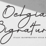 Belgia Signature Font - Featured Image