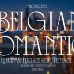 Belgian Romantic Font - Featured Image