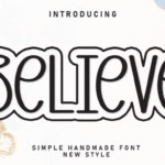 Believe Font - Featured Image