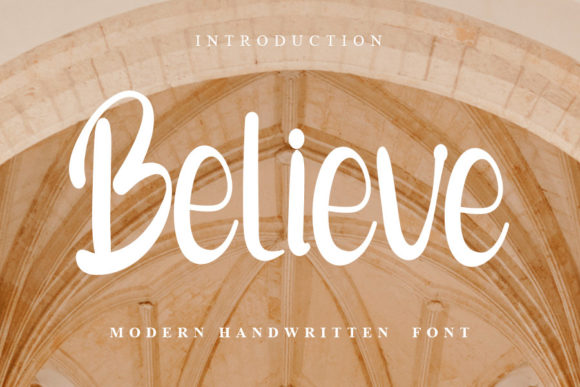 Believe Font - Featured Image