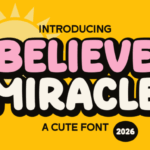 Believe Miracle Font - Featured Image