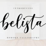 Belista Script Font - Featured Image