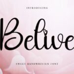 Belive Font - Featured Image