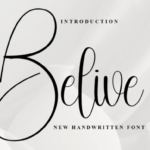 Belive Font - Featured Image
