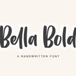 Bella Bold Font - Featured Image