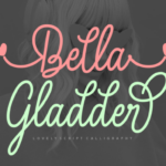 Bella Gladder Font - Featured Image