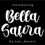 Bella Safira Font - Featured Image
