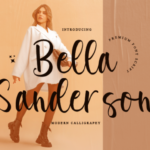 Bella Sanderson Font - Featured Image