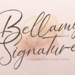 Bellamy Signature Font - Featured Image